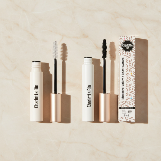 Charlotte Bio mascara og øjenbrynsgel bundle – økologisk makeup sæt til øjne fra Nordisk Balance