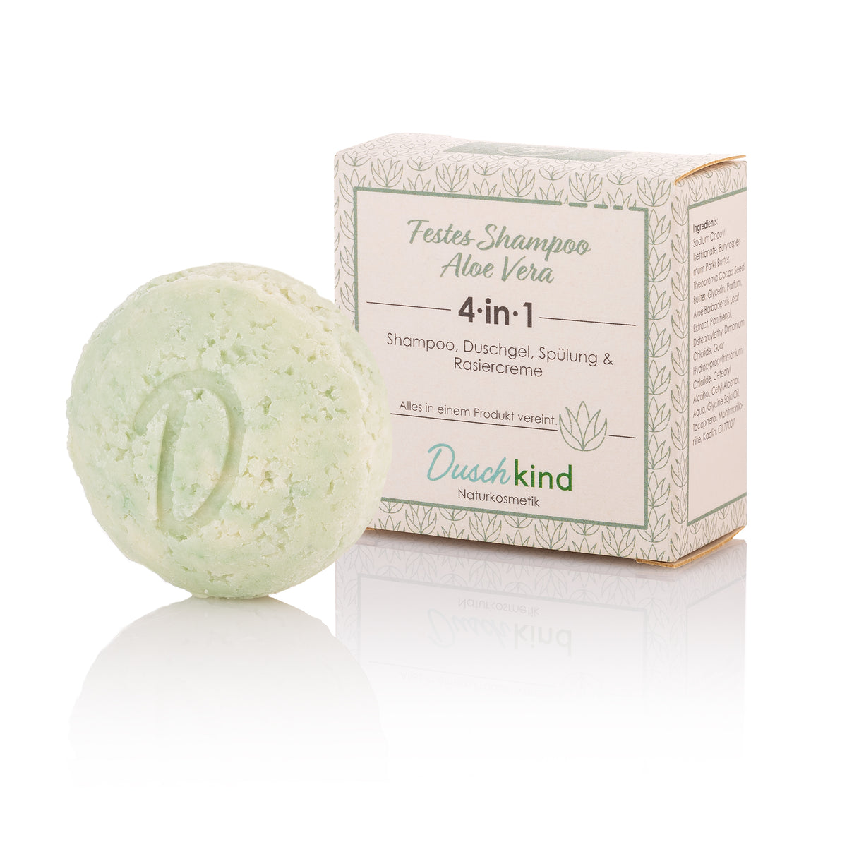 Duschkind Shampoo Bar Aloe Vera med emballage
